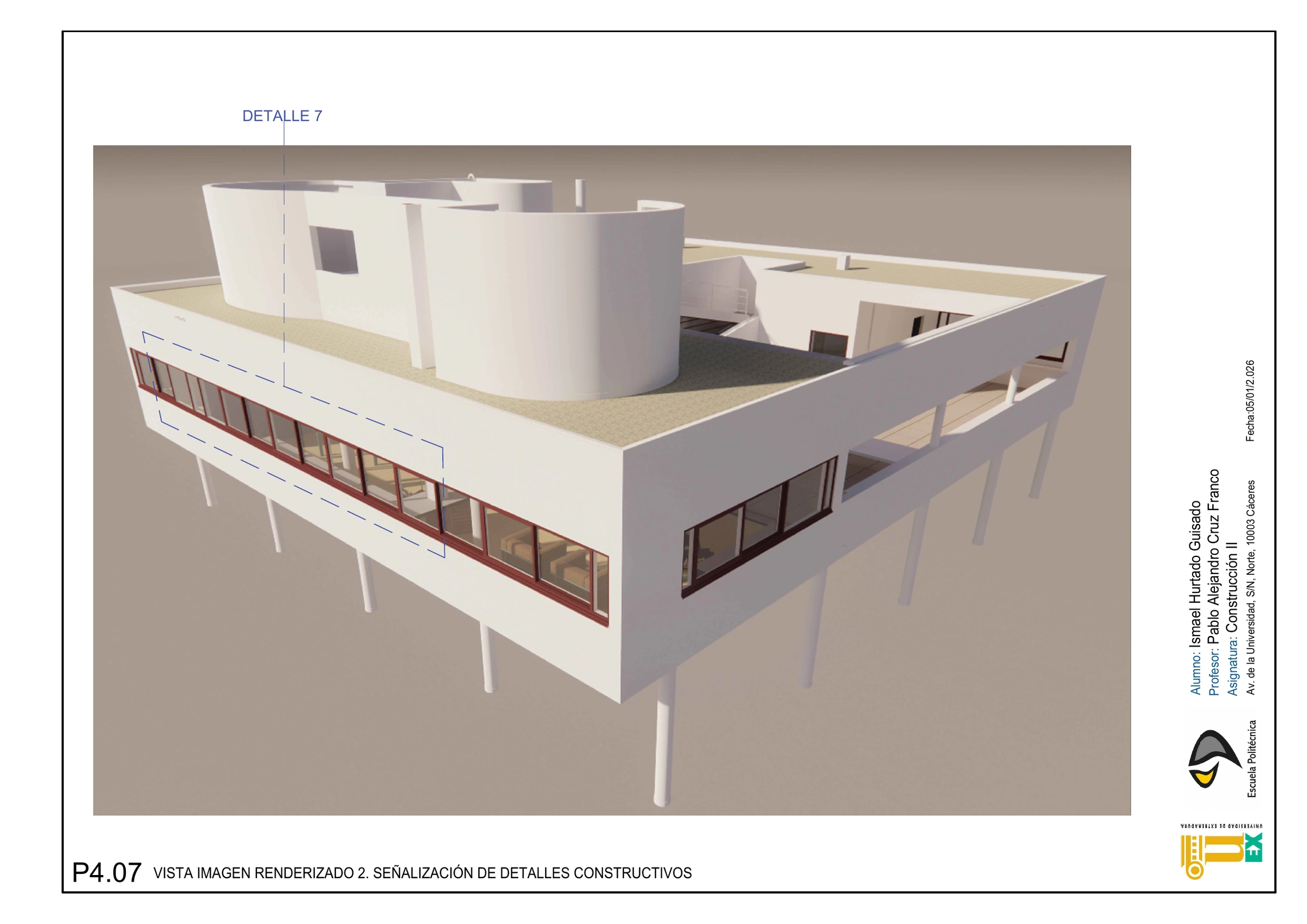 Construcción II · Estudio de Villa Savoye